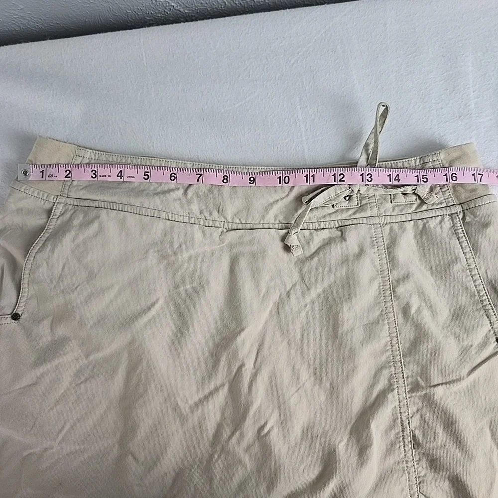 Royal Robbins Womens Jammer Skort L Beige Outdoors Hiking Travel‎ Sporty